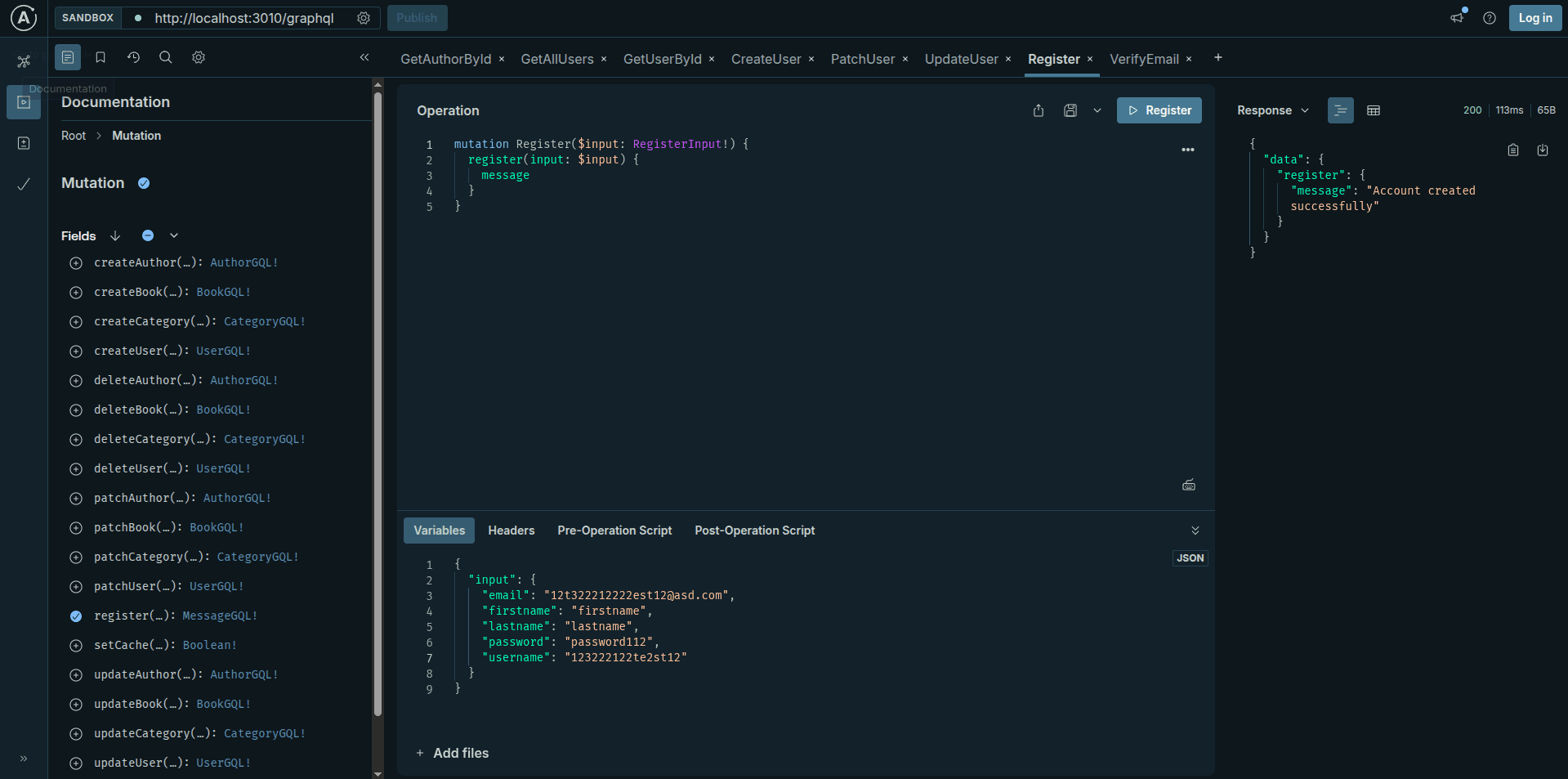 GraphQL API with DDD (Domain Driven Design) & Clean Architecture