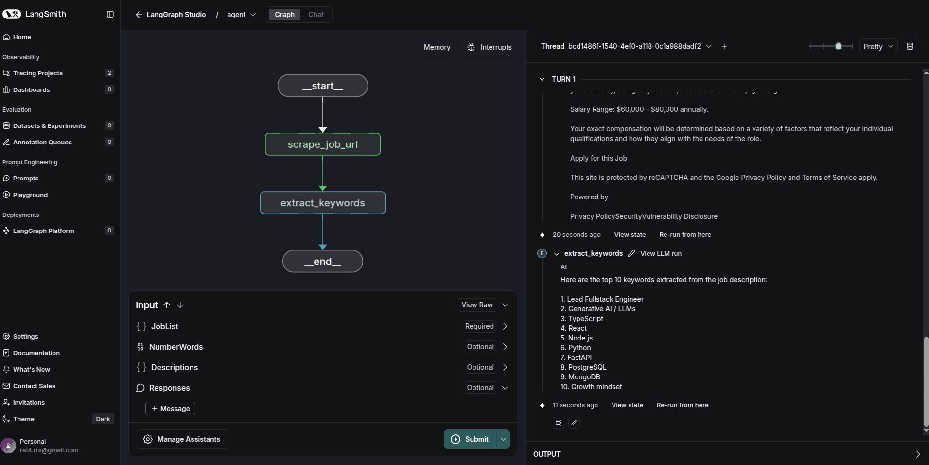 Job Keyword Extraction Agent